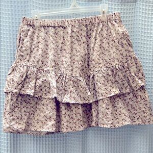 Great Madewell Brown Bubble Skirt with pockets size medium.